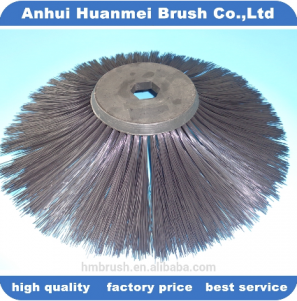 Steel Wire Filament Small Round Cleaning Brush In Sanitation